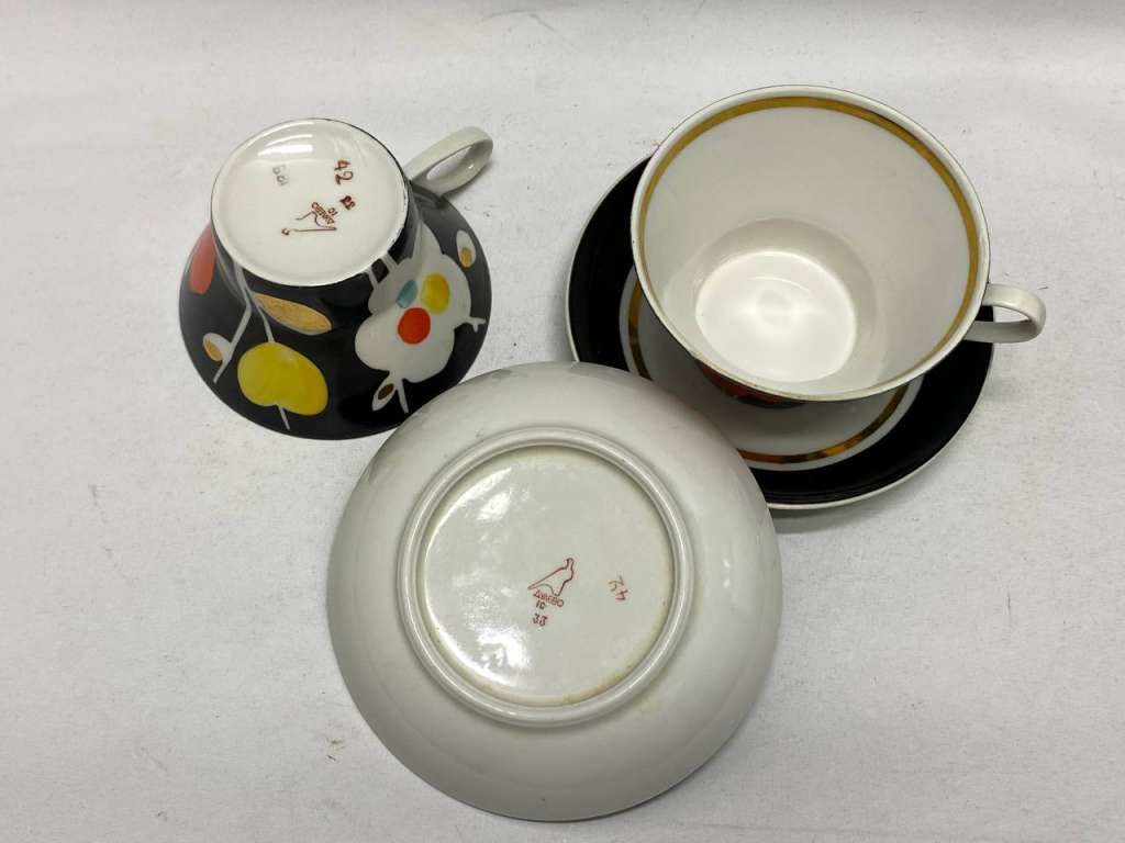 Набор две чайние пары Дулево (состояние на фото)