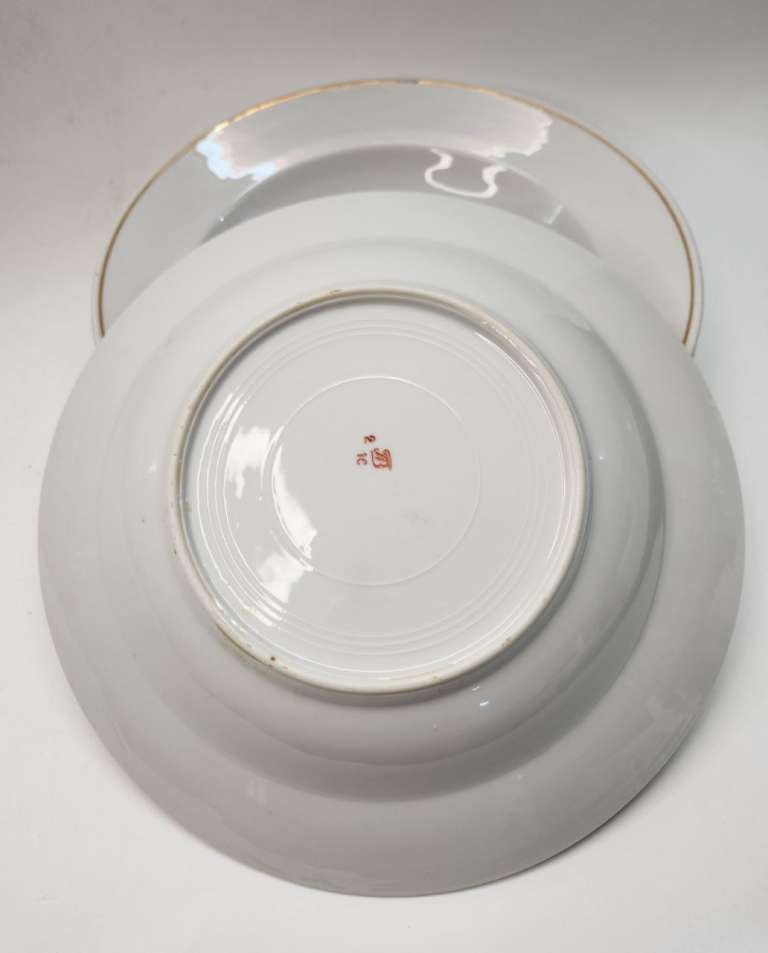 Тарелки суповые большие 3 штуки Пролетарий