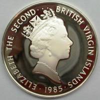 () Монета Британские Виргинские острова 1985 год 20  ""    AU