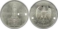 1934A Монета Германия 5 марок Кирха в Потсдаме  C подписью Серебро Ag 900  VF