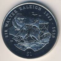 () Монета Британские Виргинские острова 2002 год 1 доллар ""   PROOF