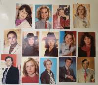 Календарики карманные 1990 г  Актеры 14 штук