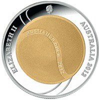 () Монета Австралия 2012 год 2 доллара ""   Биметалл (Серебро - Золото)  UNC
