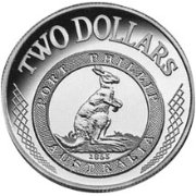() Монета Австралия 2003 год 2 доллара ""   Биметалл (Серебро - Ниобиум)  UNC
