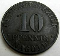 (№1920) Монета Германия 1920 год 10 Pfennig