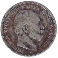 () Монета Германия (Империя) 1876 год   ""   Серебро (Ag)  F