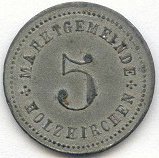 (№1917) Монета Германия 1917 год 5 Pfennig