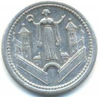 (№1921) Монета Германия 1921 год 10 Pfennig