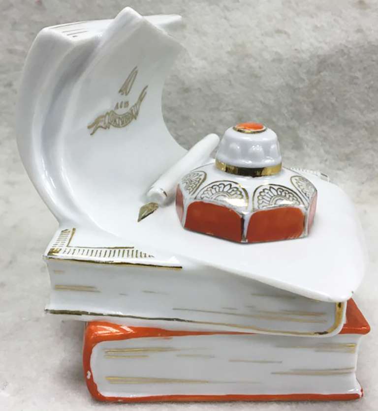 Чернильница "40 лет октября", ЛФЗ (сост. на фото)