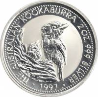() Монета Австралия 1997 год 2 доллара ""   Биметалл (Серебро - Ниобиум)  UNC