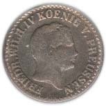 () Монета Германия (Империя) 1841 год 1  ""   Биметалл (Серебро - Тантал)  UNC