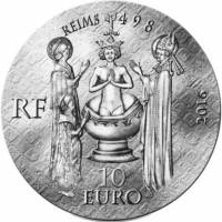  Монета Франция 2016 год 10 евро    Биметалл (Серебро - Ниобиум)  UNC