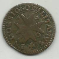 (№1726km193) Монета Мальта 1726 год 1 Grano (Антонио Мануэл Берлевог)