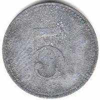 (№1918) Монета Германия 1918 год 5 Pfennig