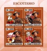 (№2006-2858) Лист марок Сан-Томе и Принсипи 2006 год "Escotismo", Гашеный