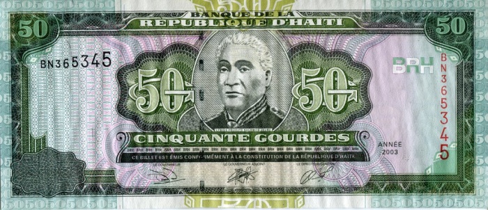  Банкнота Гаити 2003 год 50     UNC