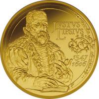 (02) Монета Бельгия 2006 год 50 евро "Юст Липсий"  Биметалл (Платина - Золото)  PROOF