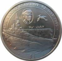 () Монета Британские Виргинские острова 2005 год 1 доллар ""   PROOF
