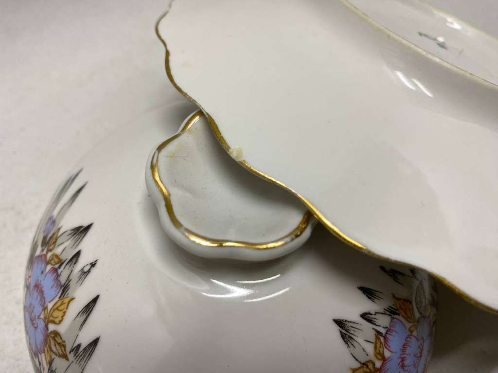 Масленка с крышкой ЛОЗ ЛЗФН цветы