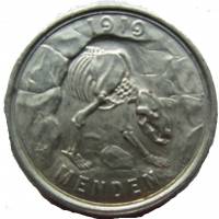 (№1920) Монета Германия 1920 год 50 Pfennig