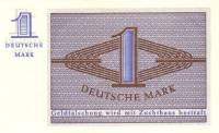 (№1967P-28) Банкнота ФРГ 1967 год "1 Deutsche Mark"