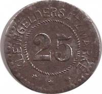 (№1918) Монета Германия 1918 год 25 Pfennig