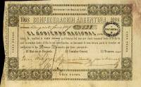 (№1857P-S184) Банкнота Аргентина 1857 год "100 Pesos"