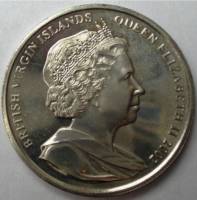 () Монета Британские Виргинские острова 2002 год 1 доллар ""   PROOF