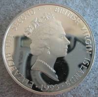 () Монета Британские Виргинские острова 1993 год 25  ""    AU