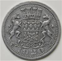 (№1920) Монета Франция 1920 год 25 Centimes