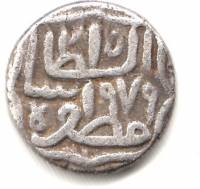 (№1570g573) Монета Индия 1570 год 1/2 Rupee (Танка)