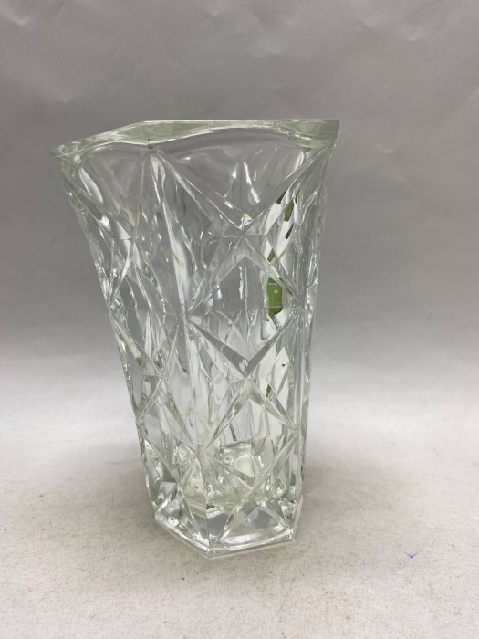Ваза хрусталь СССР 17 см