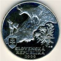 (№1999km47) Монета Словакия 1999 год 500 Korun (Татры Национальный Парк)