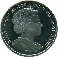 () Монета Британские Виргинские острова 2007 год 1 доллар ""   PROOF