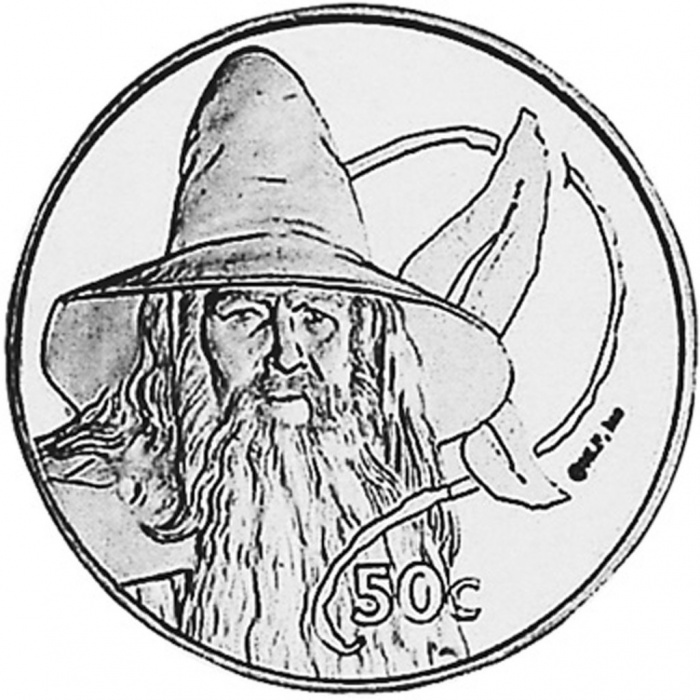 () Монета Новая Зеландия 2003 год 500  &quot;&quot;    AU