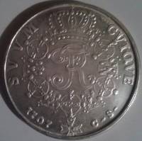 () Монета Германия (Империя) 1707 год 1  ""   Медно-Оловянно-Цинковый сплав (Cu-Sn-Zn)  UNC