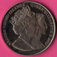 () Монета Британские Виргинские острова 2012 год 1 доллар ""   PROOF