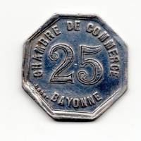 (№1920) Монета Франция 1920 год 25 Centimes