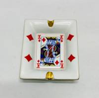 Пепельница фарфор Royal Porcelain игральная карта