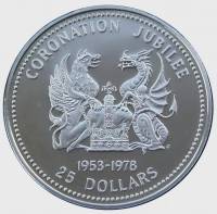 () Монета Британские Виргинские острова 1978 год 25  ""    AU