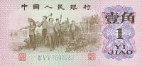 () Банкнота Китай 1962 год 1  ""   UNC