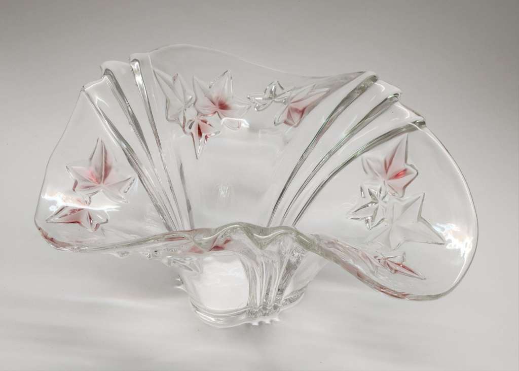 Ваза фруктовница цветное стекло Walther Glas Германия