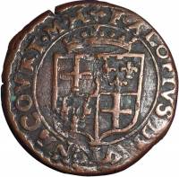 (№1619km27) Монета Мальта 1619 год 10 Grani (Х грани 1 Карлино - Алофа де Виньякура)