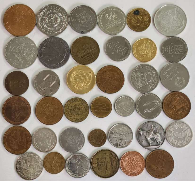 Коллекция медалей жетонов Германия 38 штук