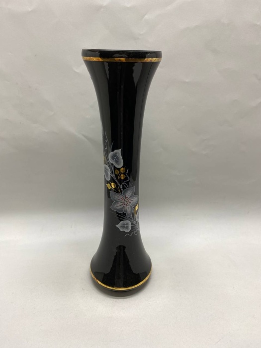 Ваза фарфоровая кобальт Богемия