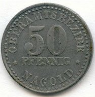 (№1920) Монета Германия 1920 год 50 Pfennig