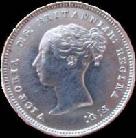 () Монета Монди Великобритания 1838 год 1 пенни ""  Биметалл (Серебро - Ниобиум)  UNC