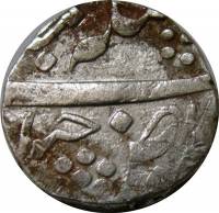(№1857y12 (Канде РАО)) Монета Индия 1857 год 1 Rupee (Канде РАО)