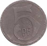 (№1918) Монета Германия 1918 год 5 Pfennig