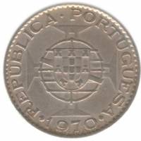 (№1969km79) Монета Ангола 1969 год 10 Escudos